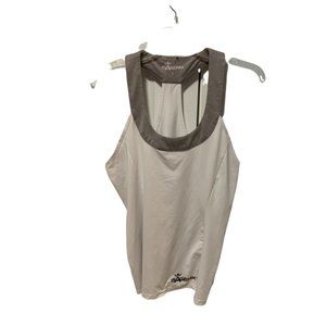 isagenix White Large Racerback Yoga Top